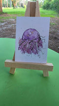 Purple Jelly 1-517 original ACEO artwork